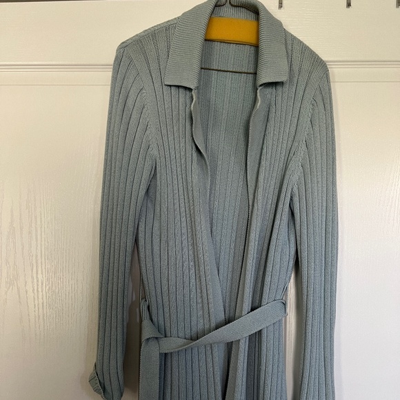 Cotton Shawl collared Sweater - Picture 1 of 3